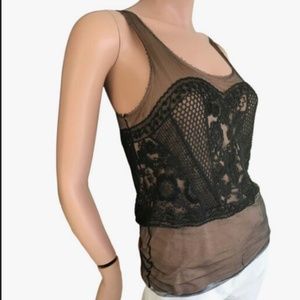 Christian Dior Beaded Mesh Spring 2006 Lace Top - Runway Collection - Excellent